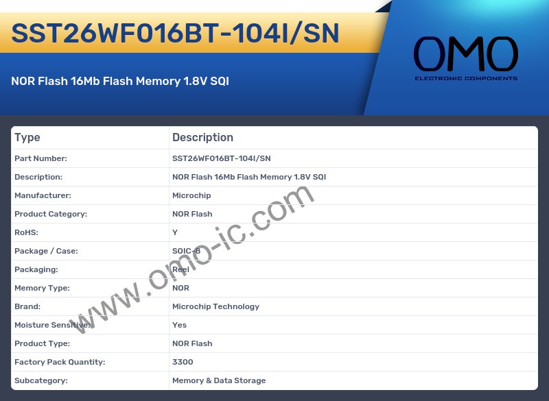 SST26WF016BT-104I/SN