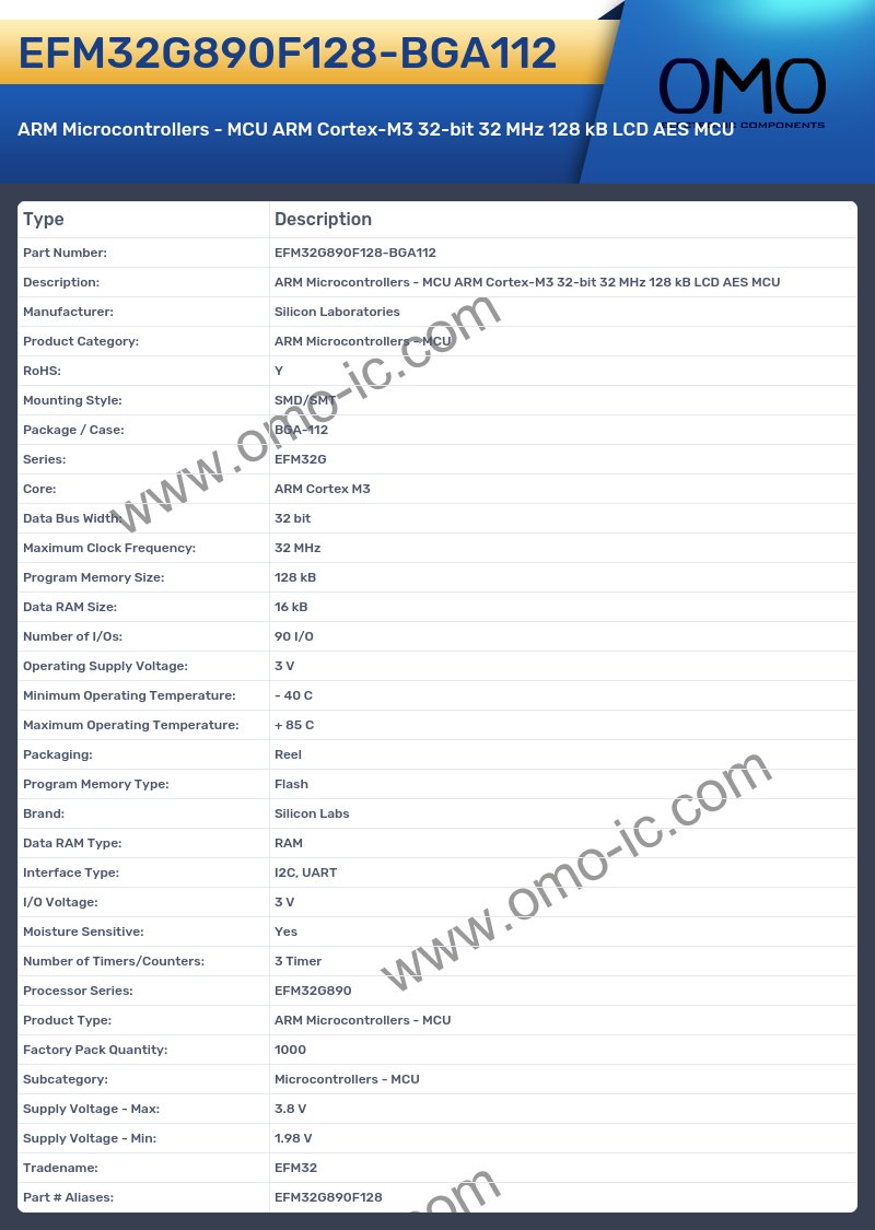 EFM32G890F128-BGA112