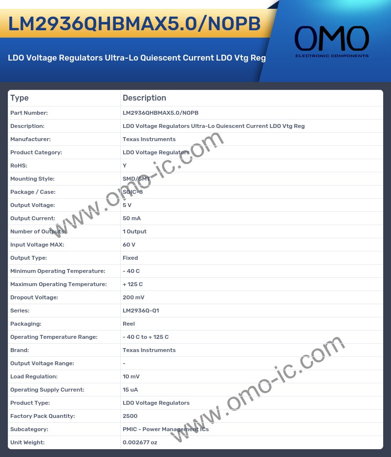 LM2936QHBMAX5.0/NOPB