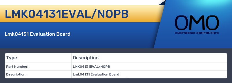 LMK04131EVAL/NOPB