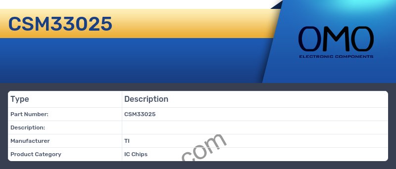 CSM33025