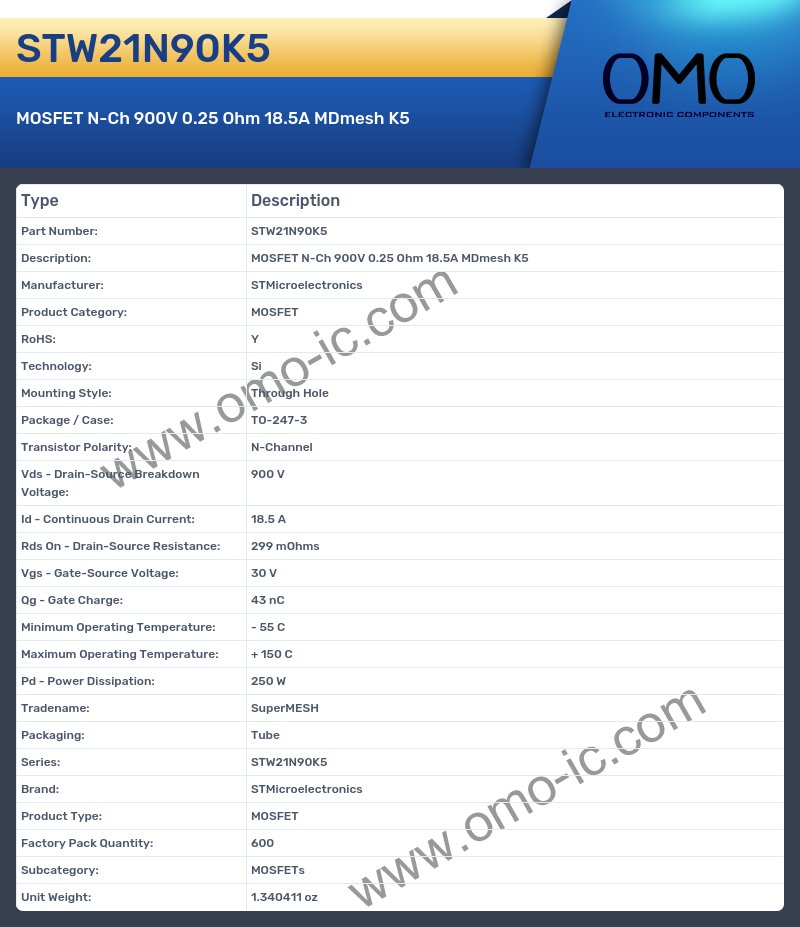 STW21N90K5