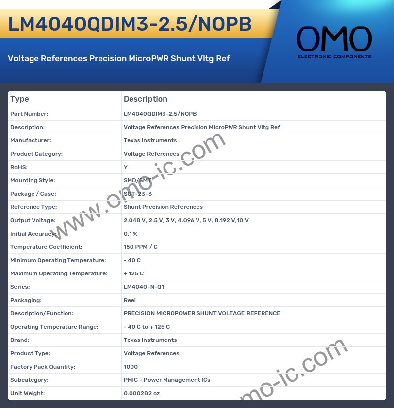 LM4040QDIM3-2.5/NOPB