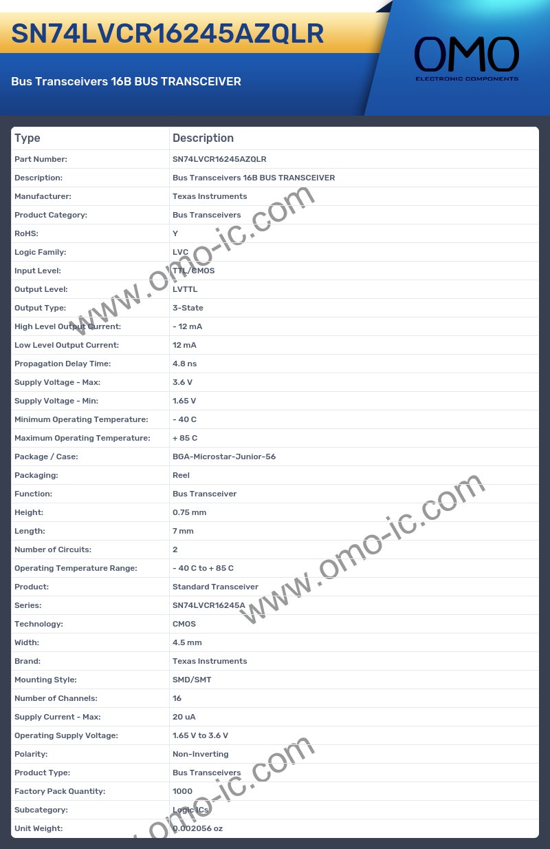 SN74LVCR16245AZQLR