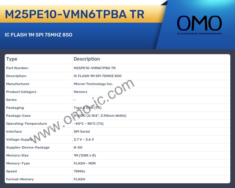 M25PE10-VMN6TPBA TR