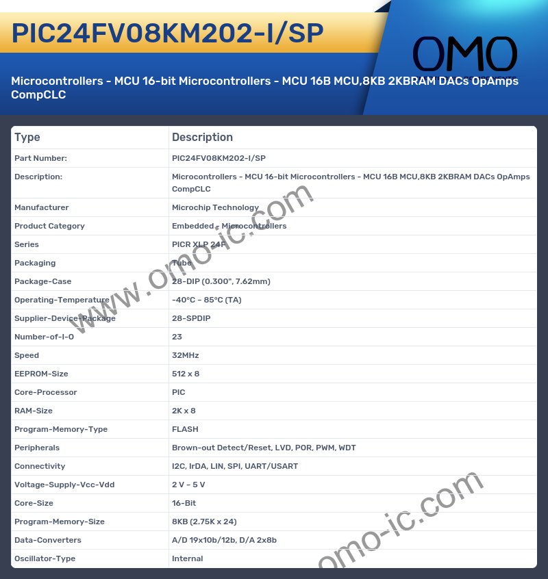 PIC24FV08KM202-I/SP