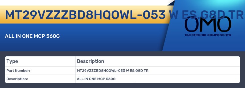 MT29VZZZBD8HQOWL-053 W ES.G8D TR