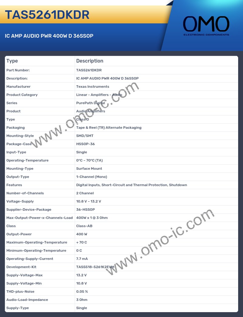 TAS5261DKDR