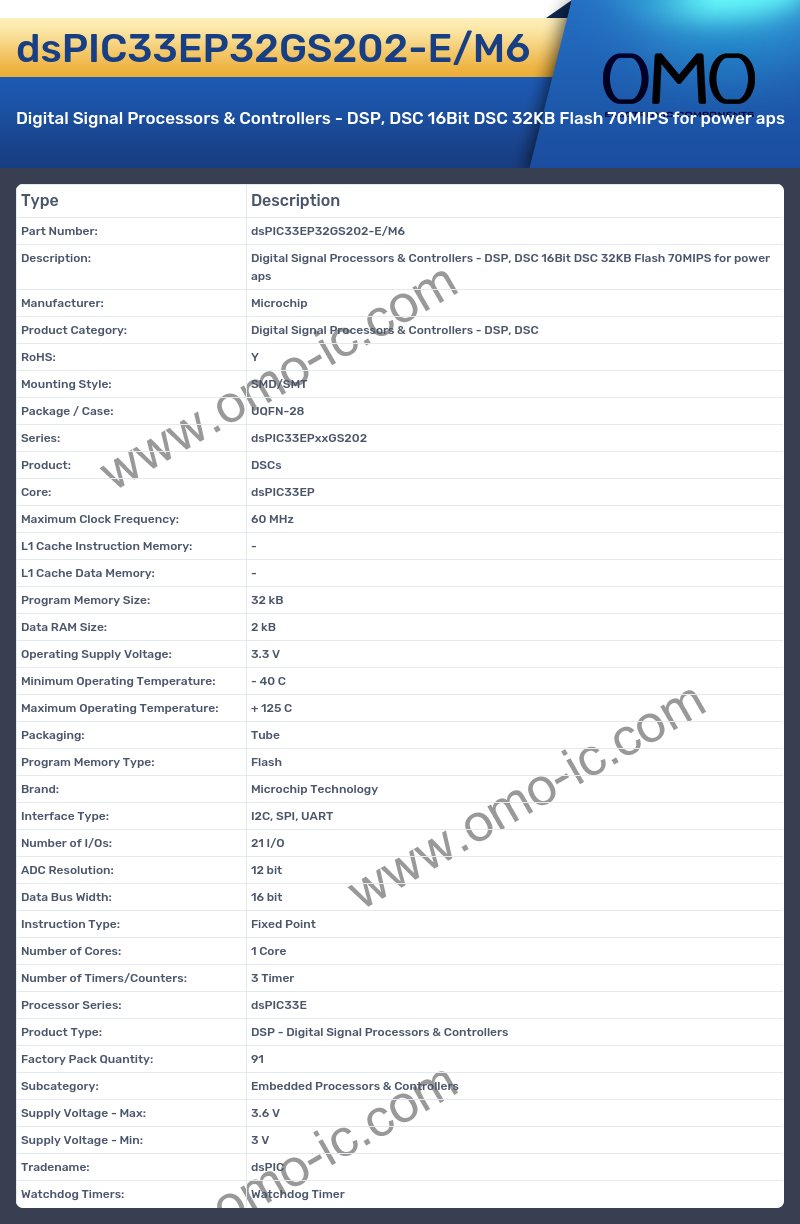 dsPIC33EP32GS202-E/M6