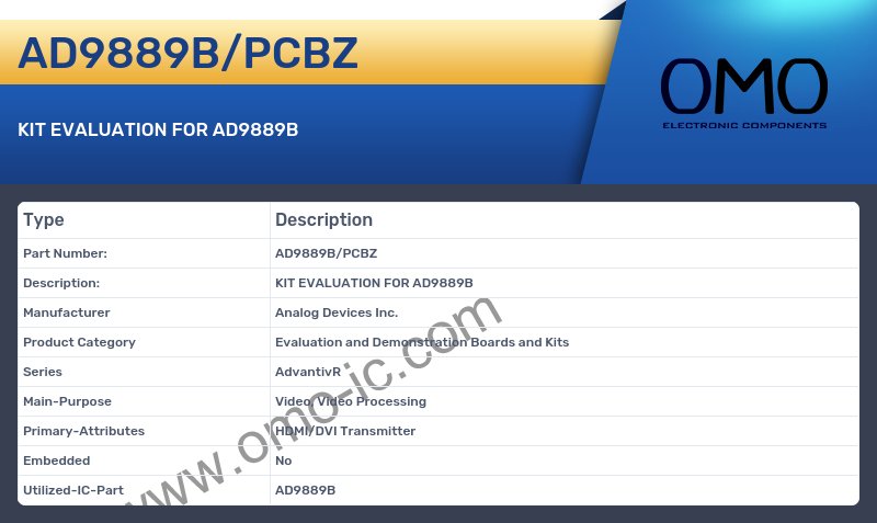 AD9889B/PCBZ