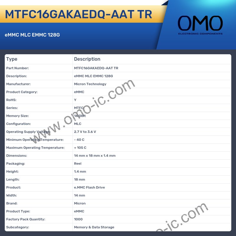 MTFC16GAKAEDQ-AAT TR