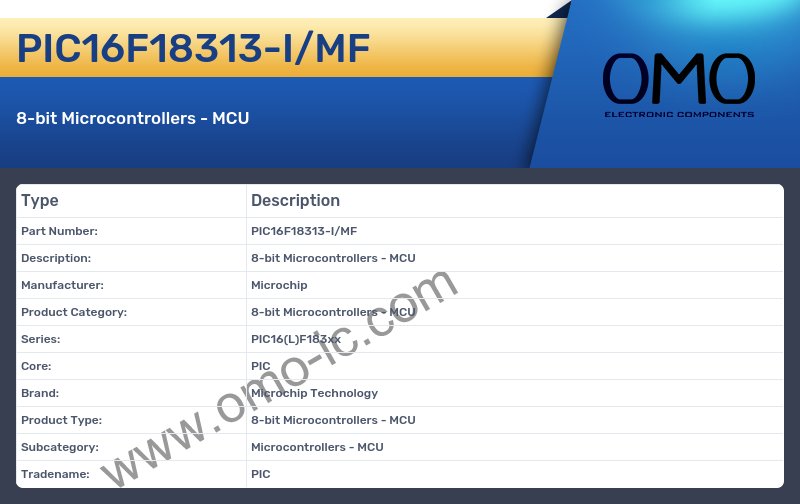 PIC16F18313-I/MF