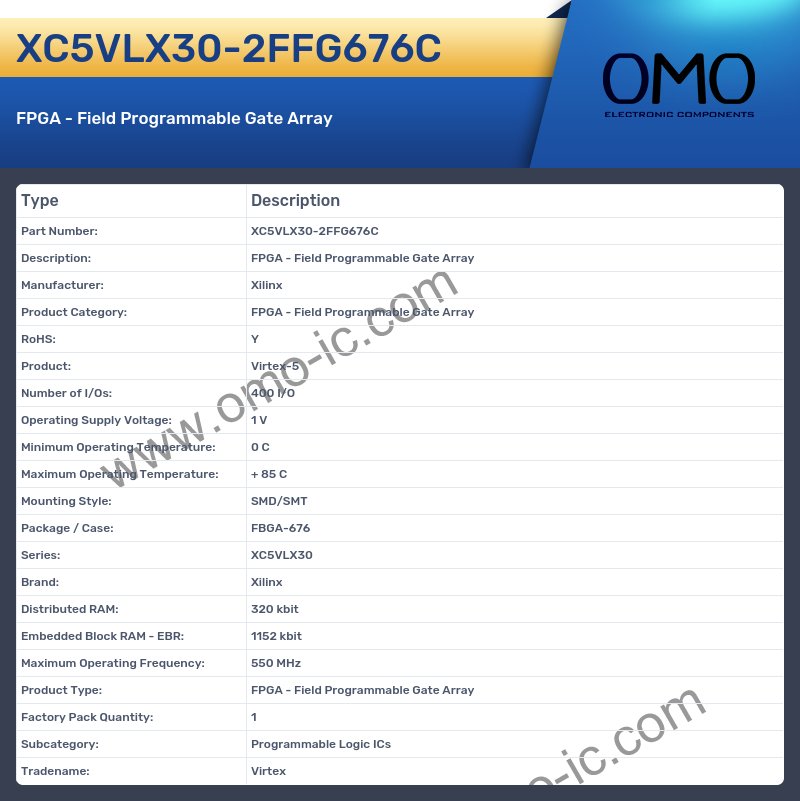 XC5VLX30-2FFG676C