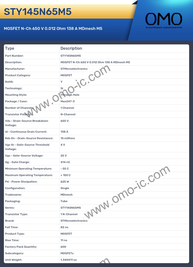STY145N65M5
