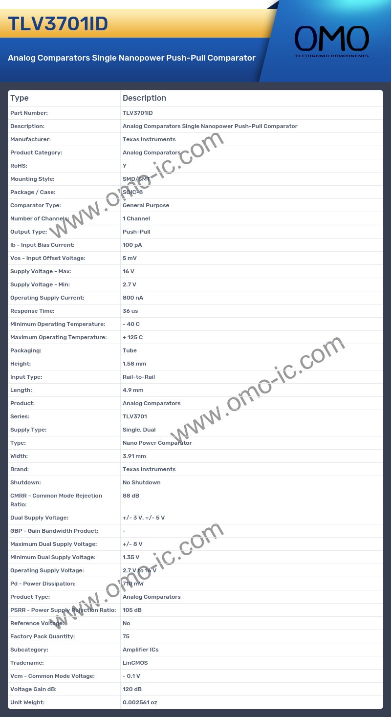 TLV3701ID
