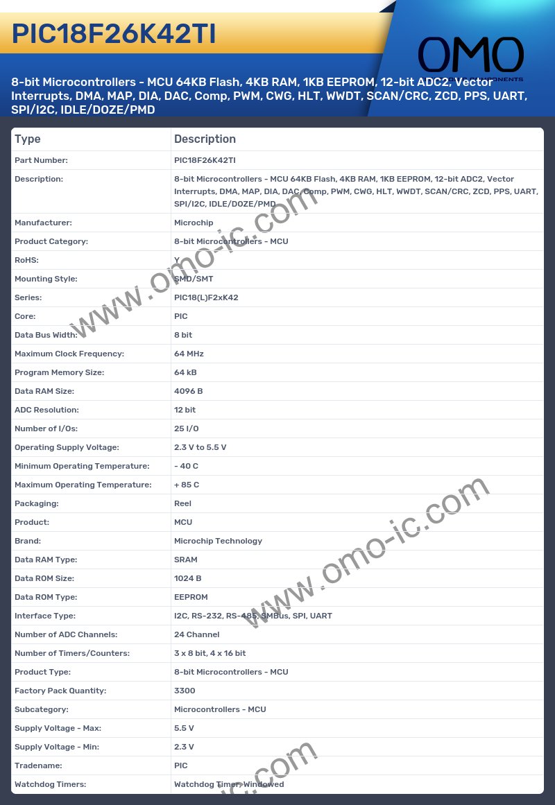 PIC18F26K42TI