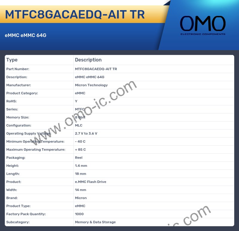 MTFC8GACAEDQ-AIT TR