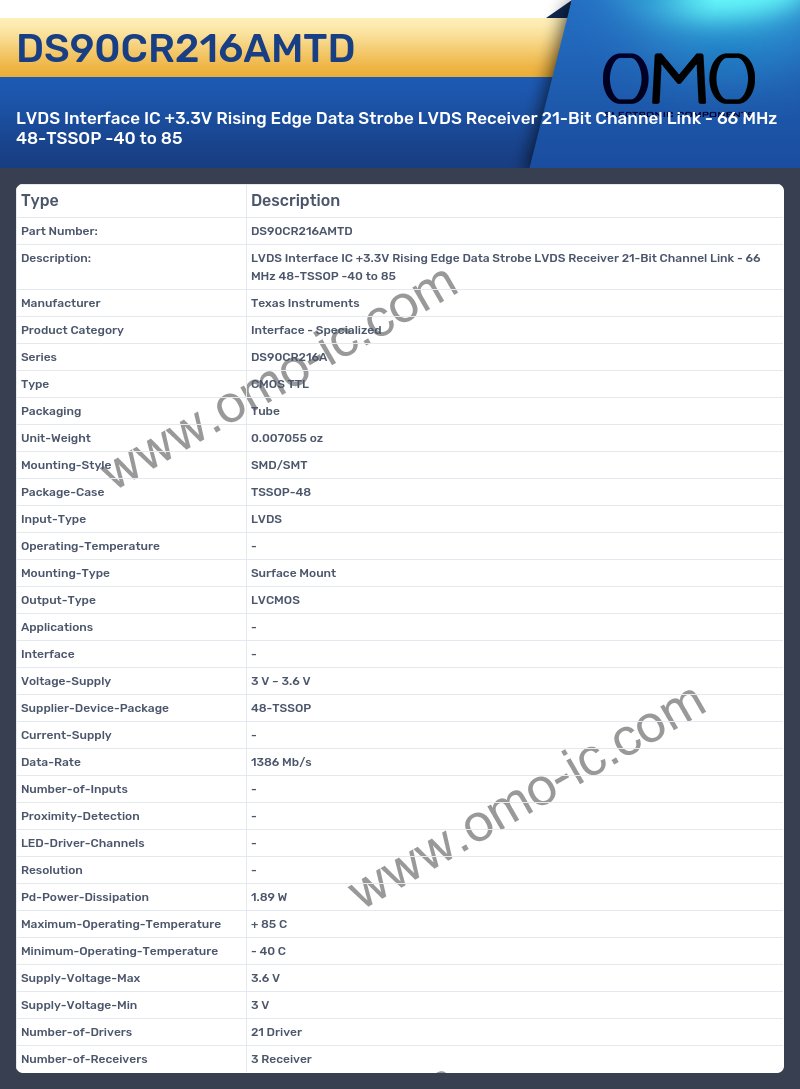 DS90CR216AMTD