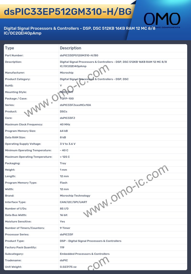 dsPIC33EP512GM310-H/BG