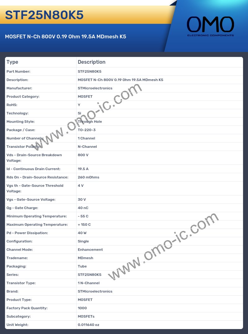 STF25N80K5