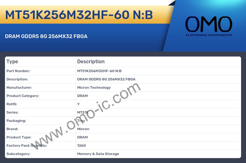 MT51K256M32HF-60 N:B