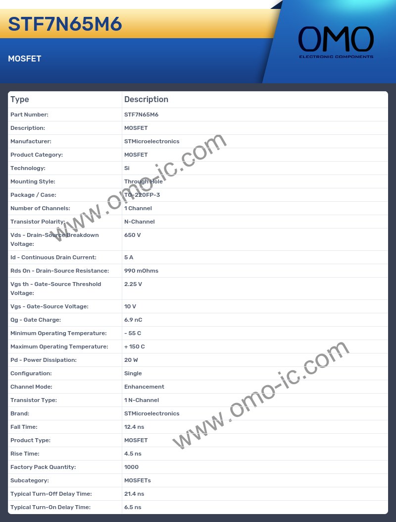 STF7N65M6