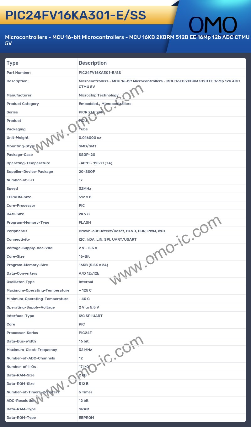 PIC24FV16KA301-E/SS
