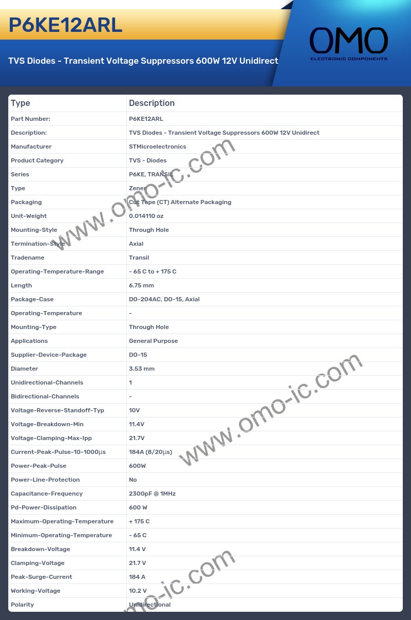 P6KE12ARL