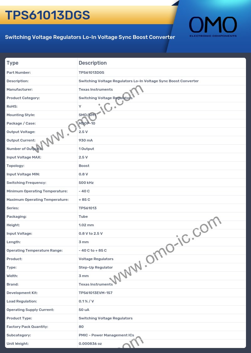 TPS61013DGS