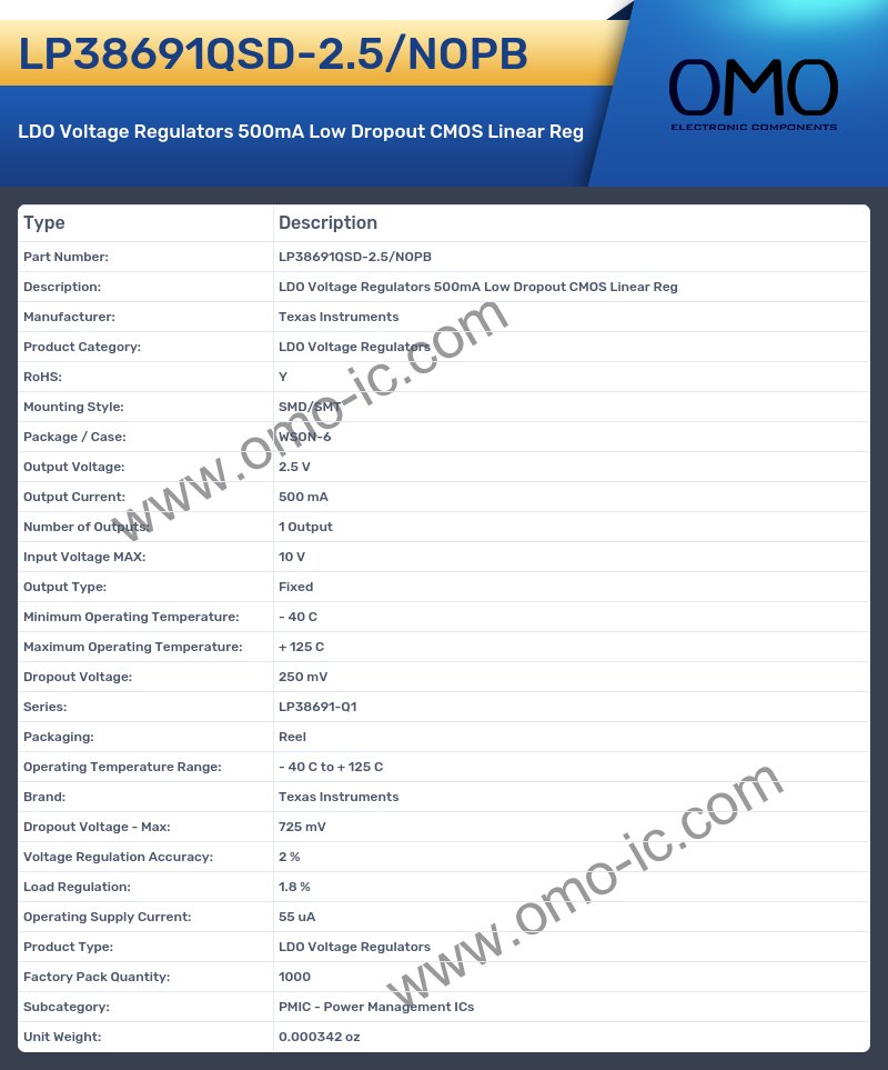 LP38691QSD-2.5/NOPB