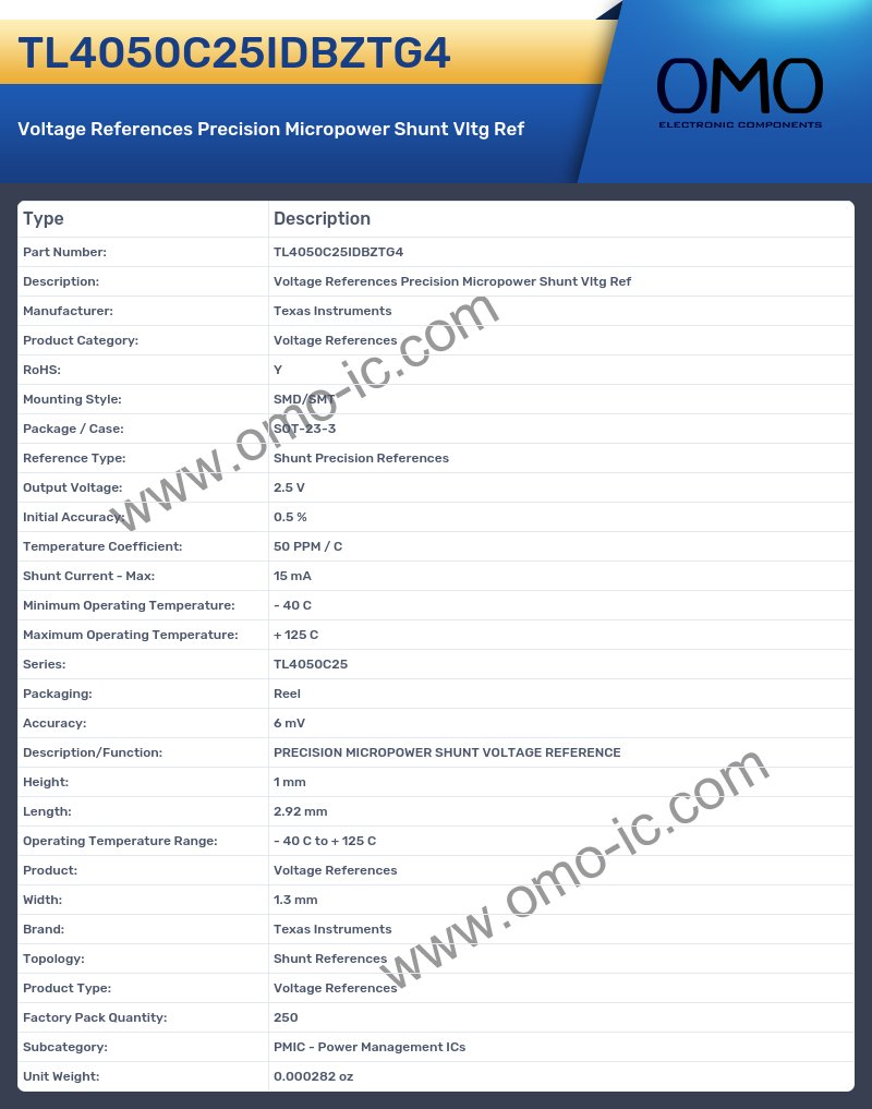 TL4050C25IDBZTG4