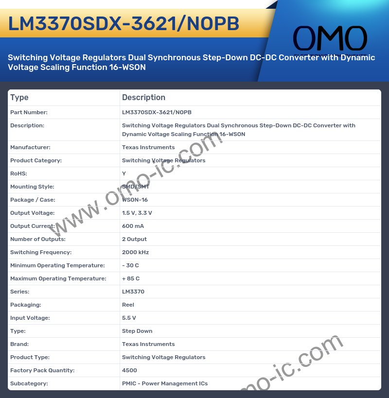 LM3370SDX-3621/NOPB