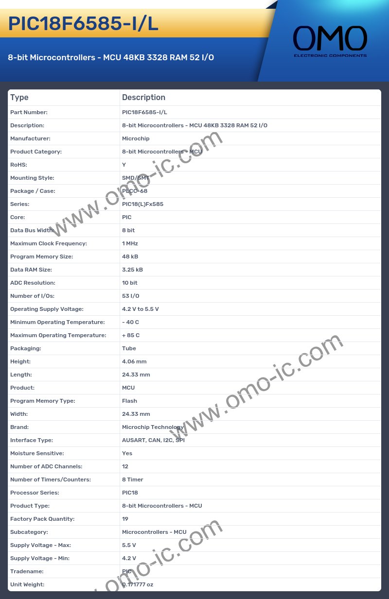 PIC18F6585-I/L