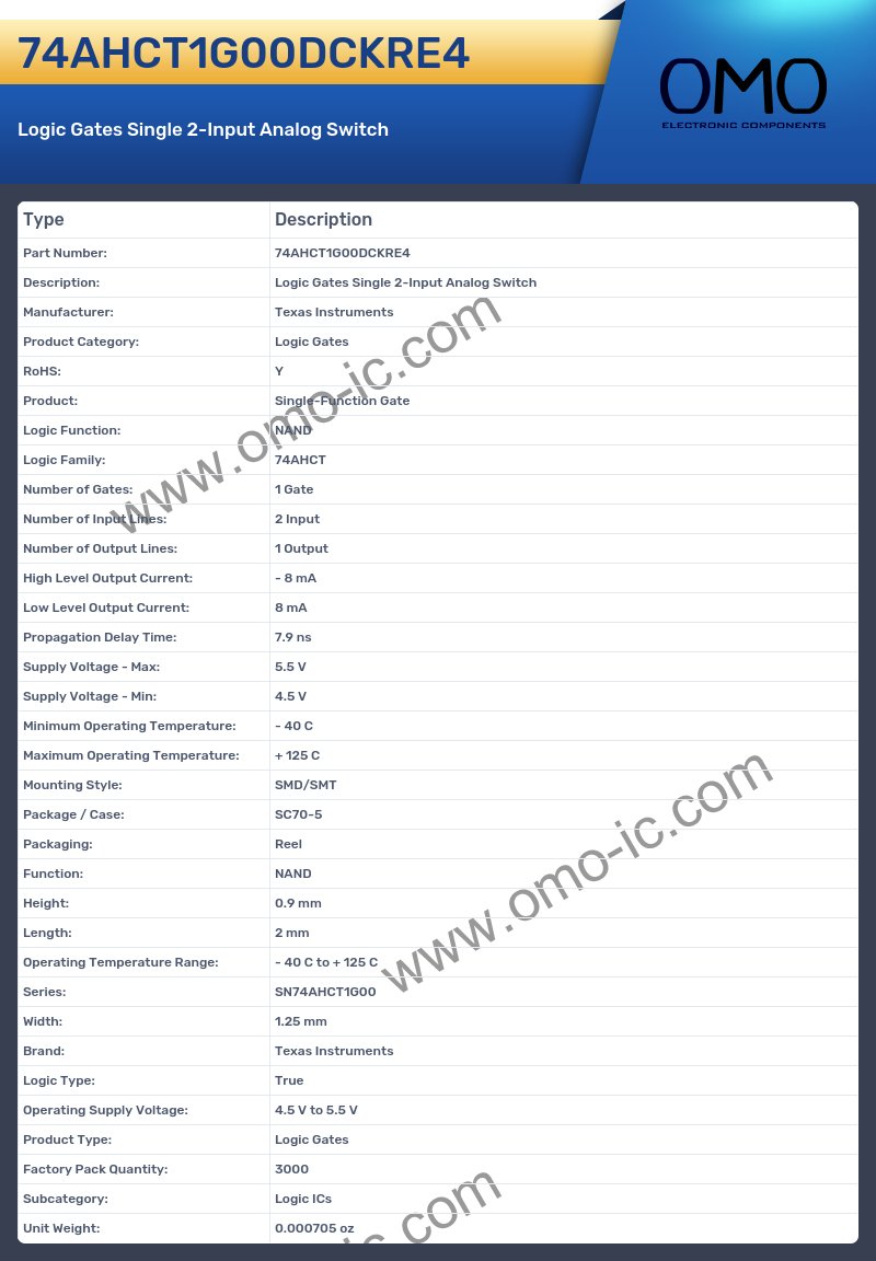 74AHCT1G00DCKRE4
