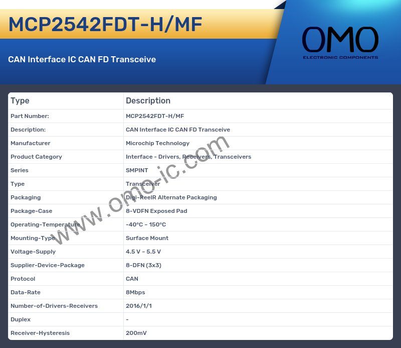 MCP2542FDT-H/MF