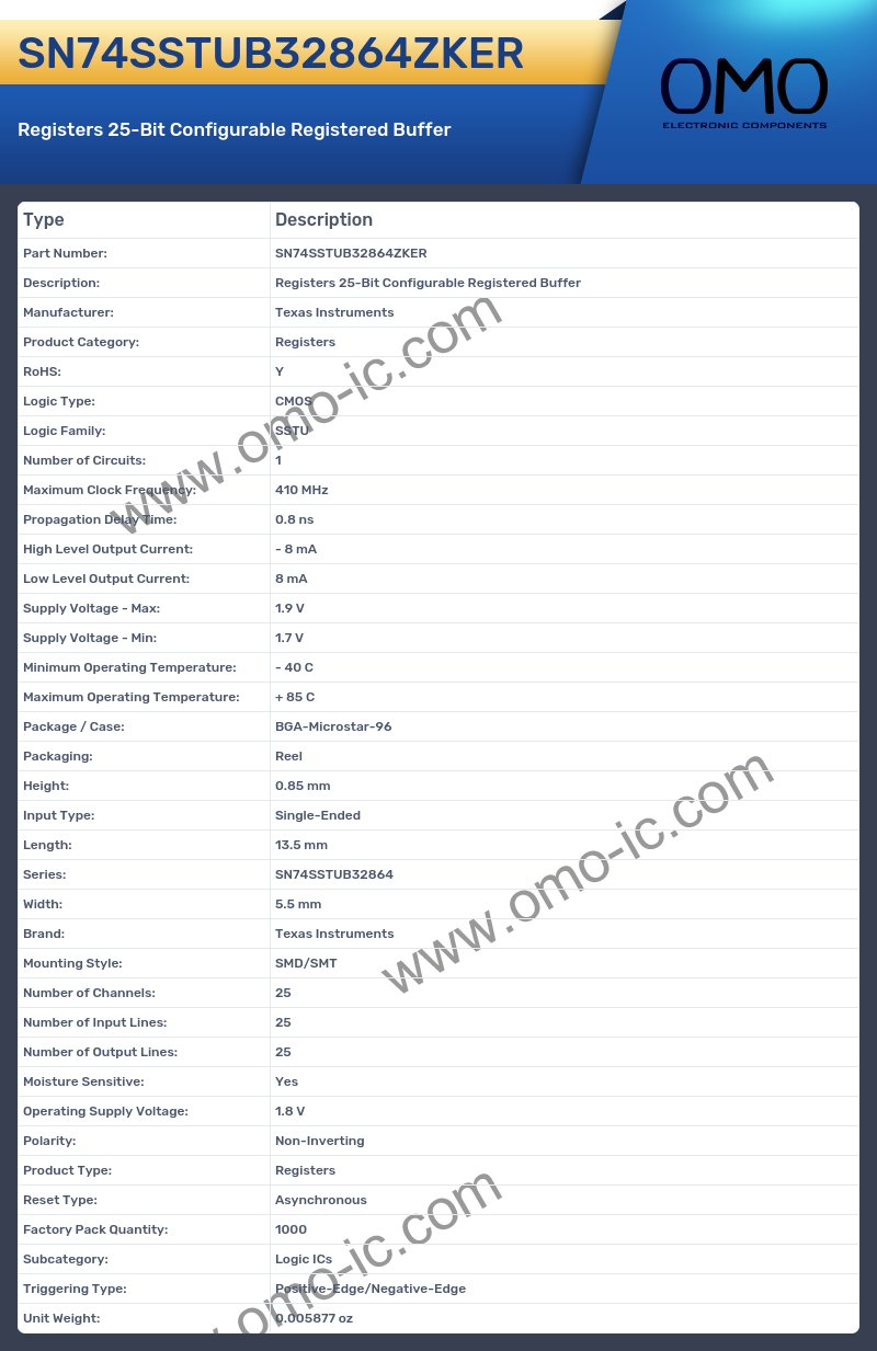 SN74SSTUB32864ZKER