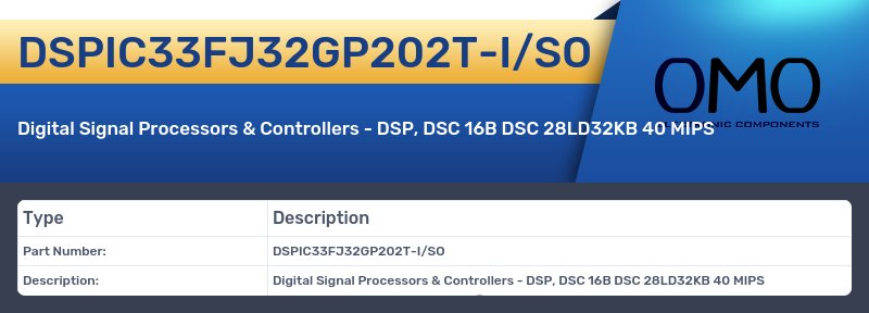 DSPIC33FJ32GP202T-I/SO