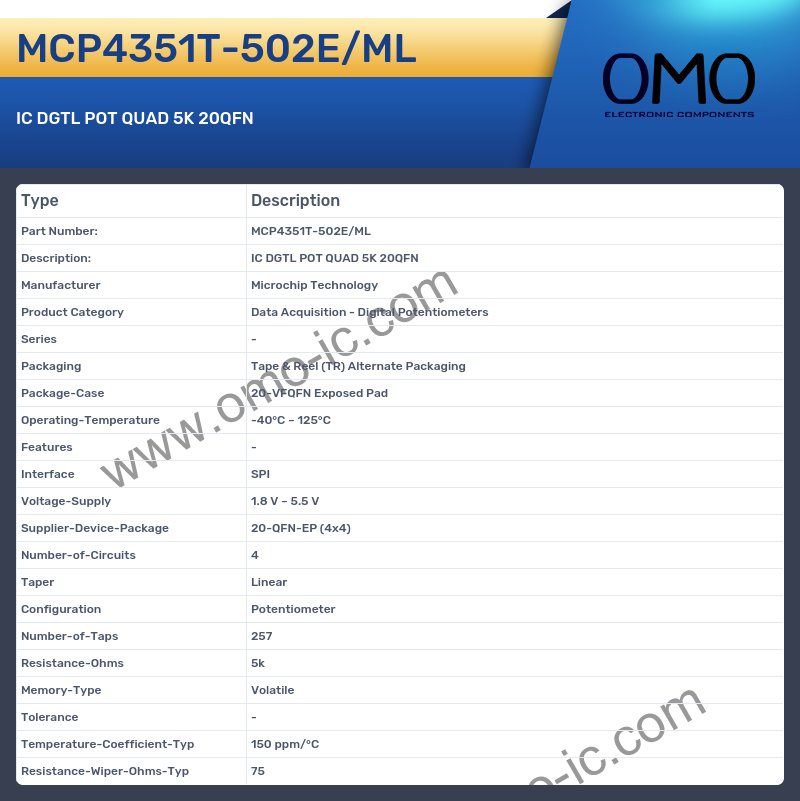MCP4351T-502E/ML