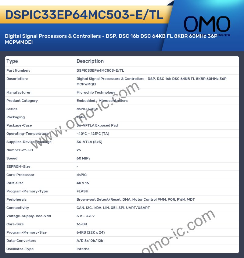 DSPIC33EP64MC503-E/TL