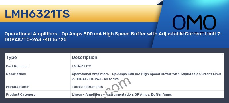 LMH6321TS
