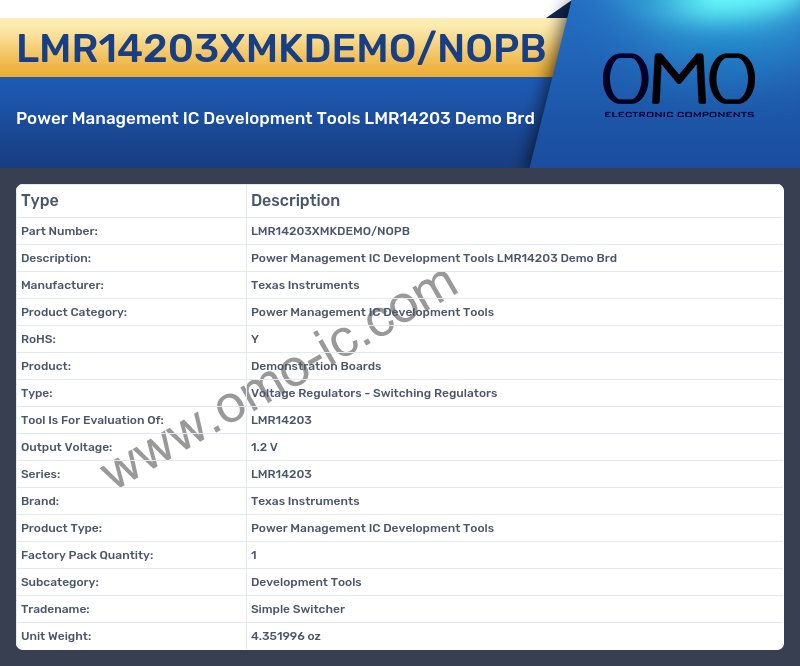 LMR14203XMKDEMO/NOPB