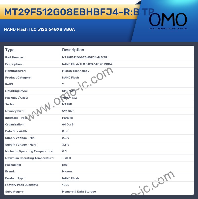 MT29F512G08EBHBFJ4-R:B TR