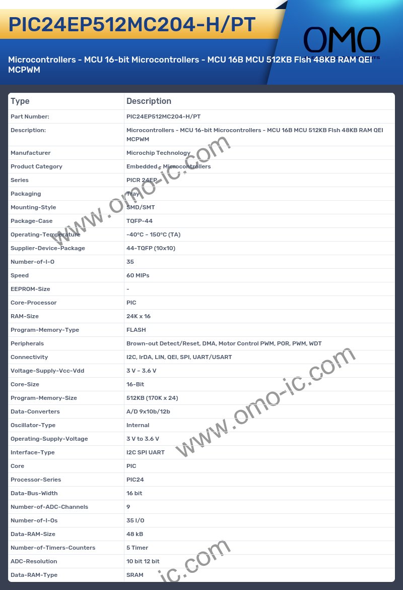 PIC24EP512MC204-H/PT