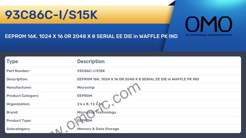 93C86C-I/S15K