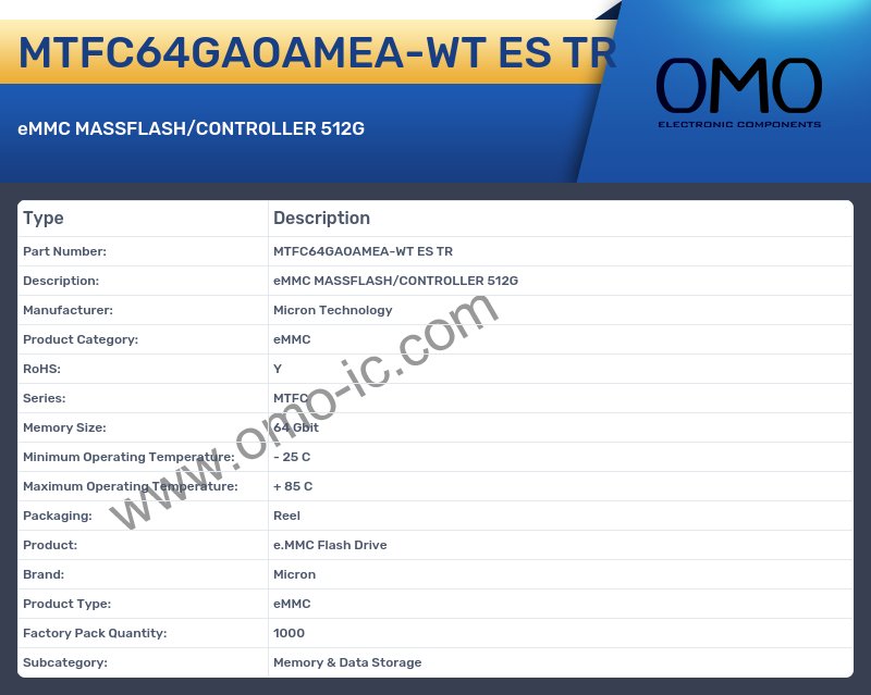 MTFC64GAOAMEA-WT ES TR