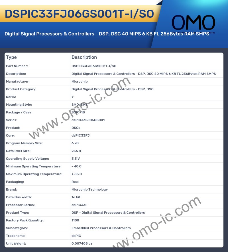 DSPIC33FJ06GS001T-I/SO