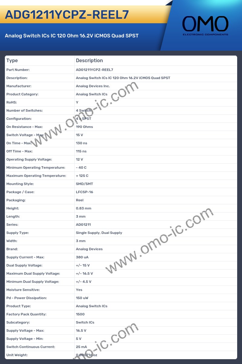 ADG1211YCPZ-REEL7
