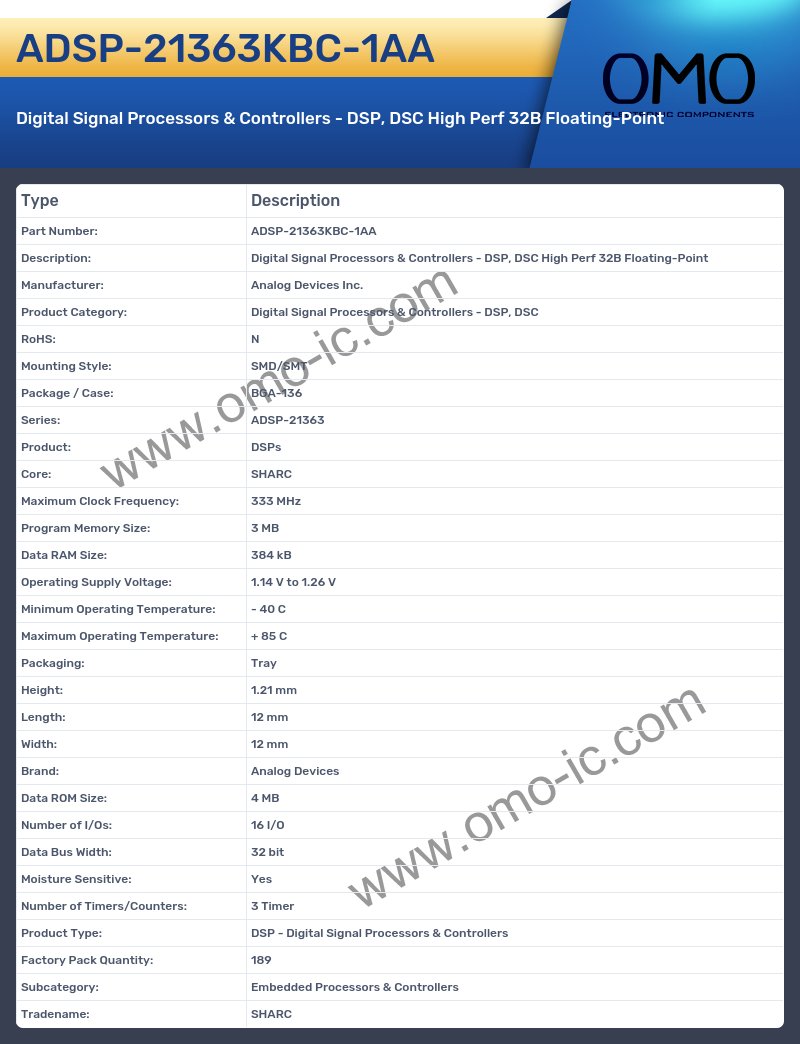 ADSP-21363KBC-1AA