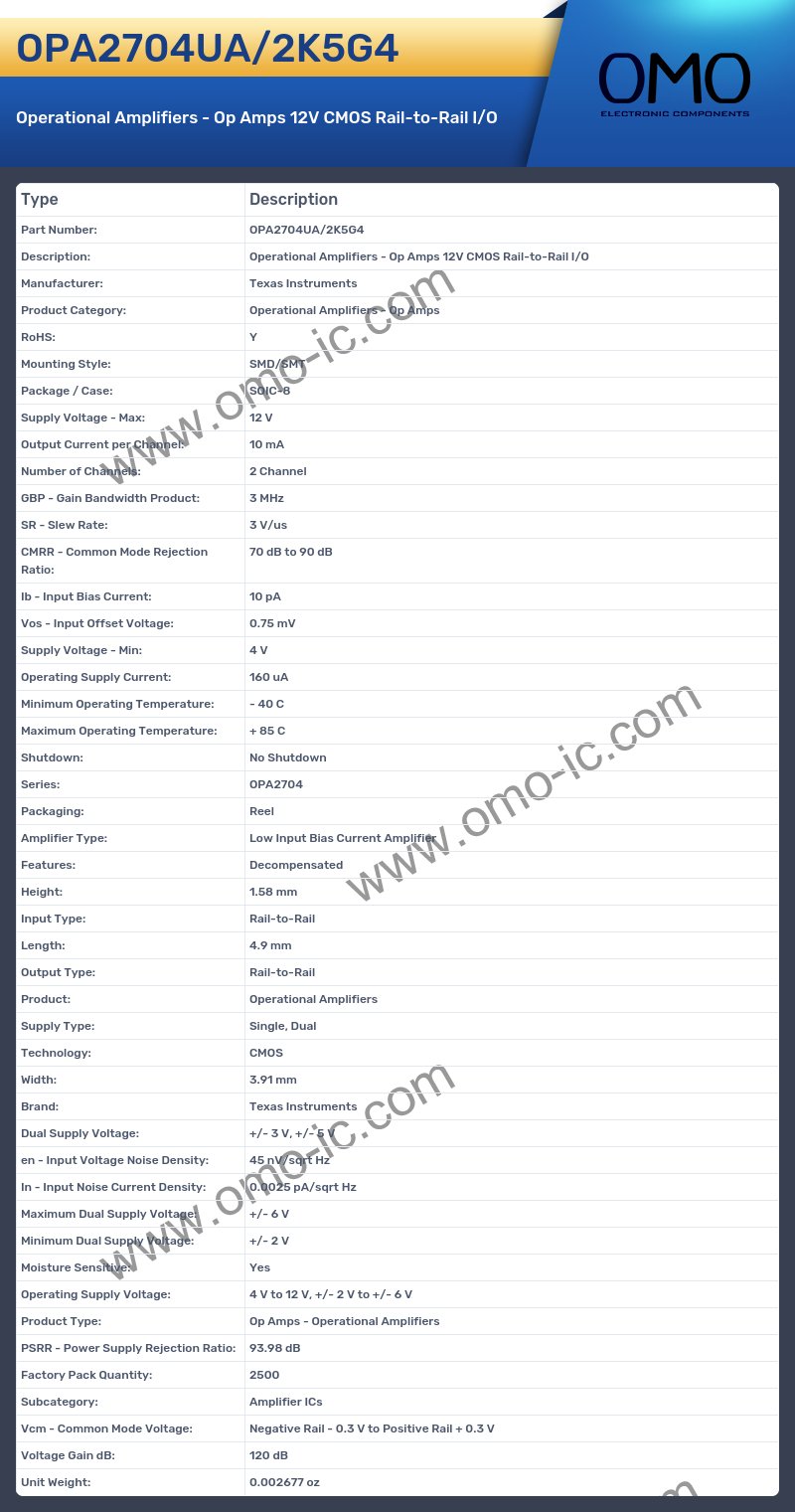 OPA2704UA/2K5G4
