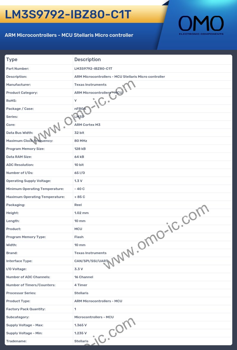 LM3S9792-IBZ80-C1T
